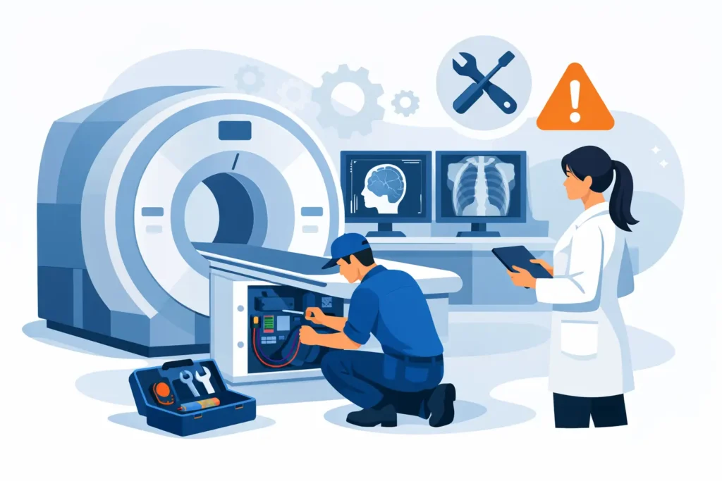 Mantenimiento correctivo de equipo de imagenología