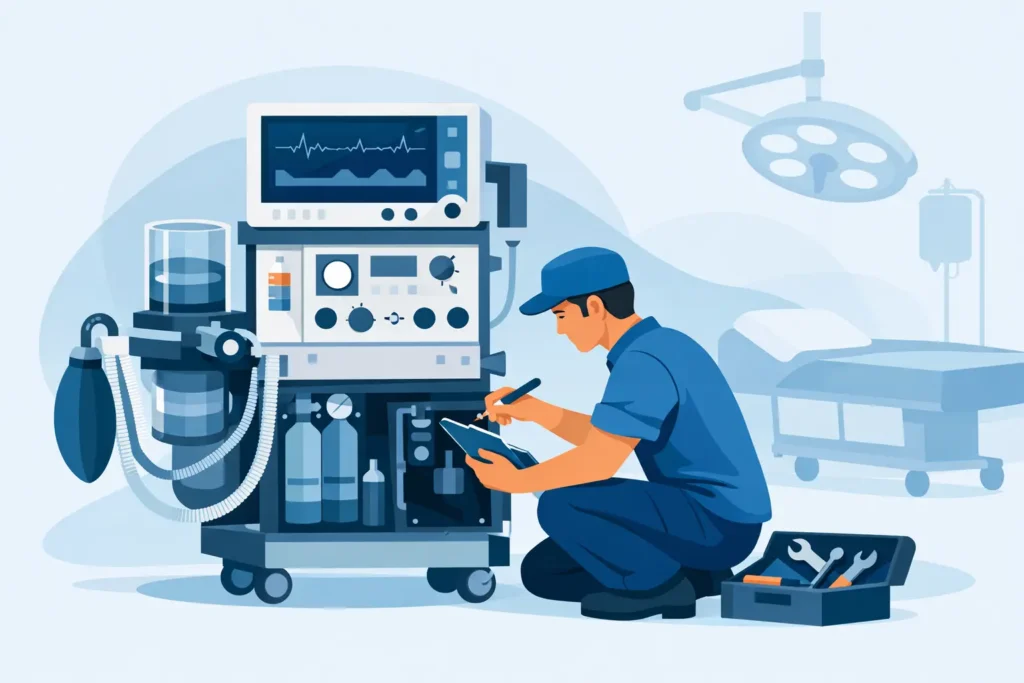 Servicio técnico para máquinas de anestesia
