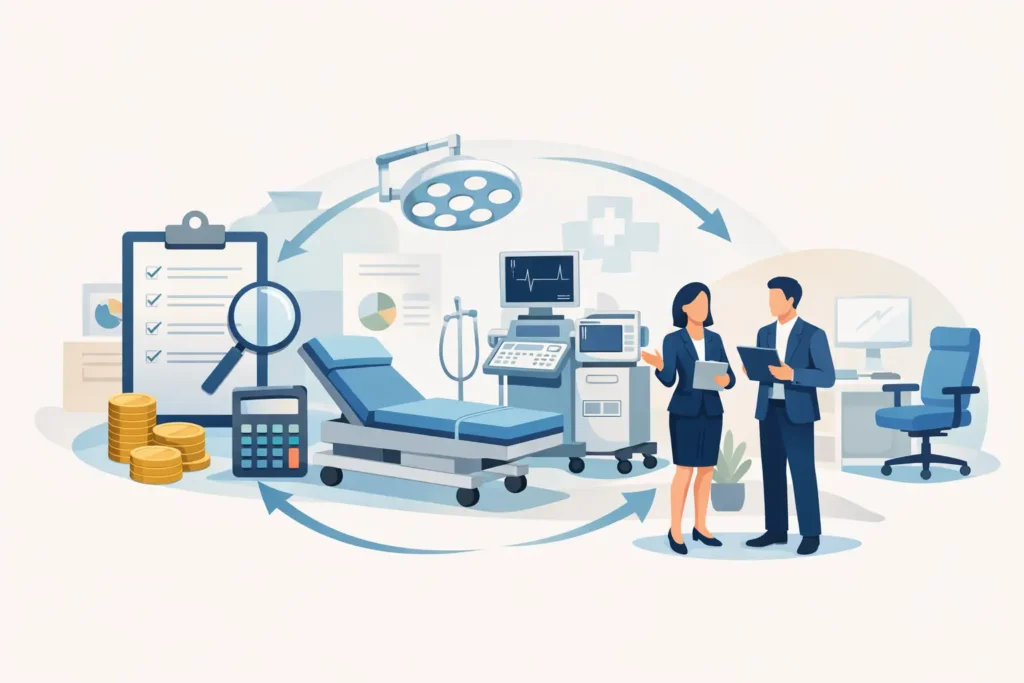 Cómo cotizar equipo médico para consultorio